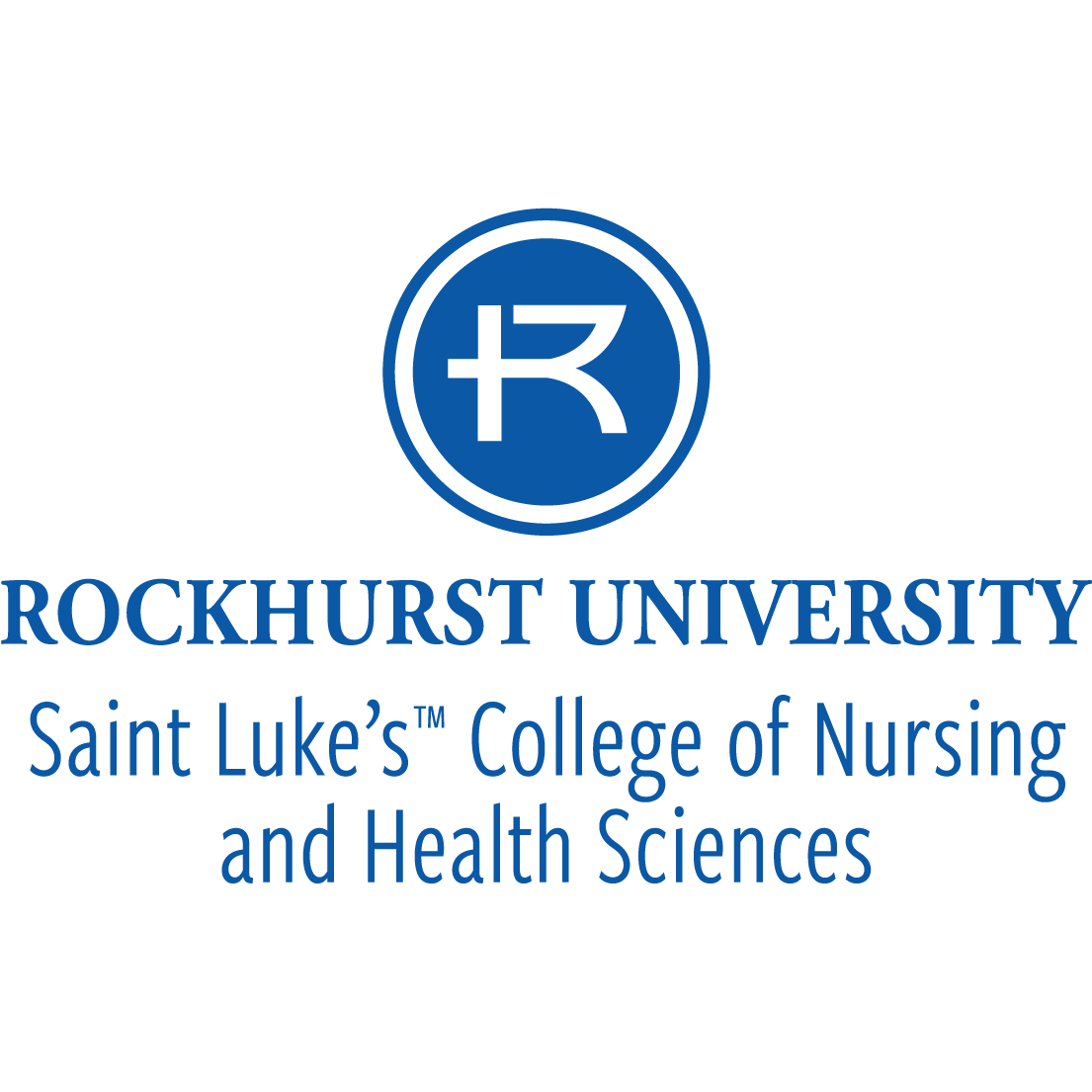 Rockhurst University Saint Luke's College of Nursing and Health Sciences Logo