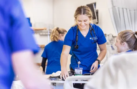 Rockhurst BSN nursing student